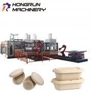 Automatic pulp food tableware machine